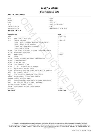 used 2016 Mazda CX-3 car, priced at $14,923