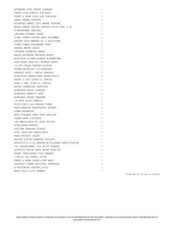 new 2025 Mazda CX-5 car, priced at $36,826