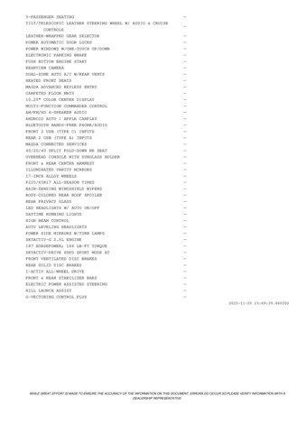 new 2025 Mazda CX-5 car, priced at $33,198