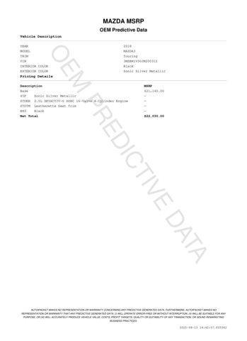 used 2018 Mazda Mazda3 car, priced at $14,200