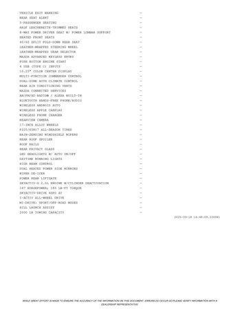 new 2025 Mazda CX-50 car, priced at $34,601