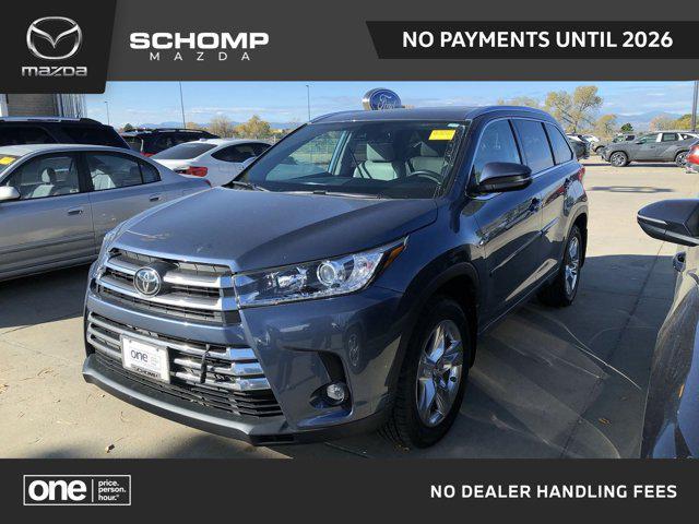 used 2019 Toyota Highlander car, priced at $32,982