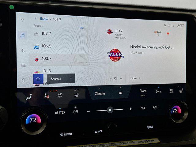 new 2026 Lexus TX 350 car, priced at $71,595