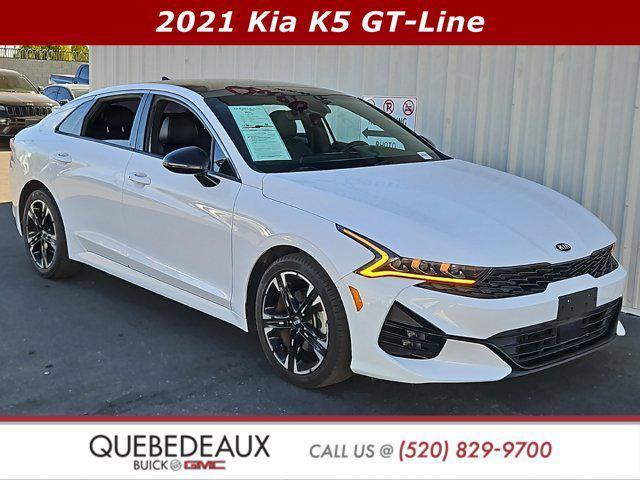 used 2021 Kia K5 car, priced at $18,188