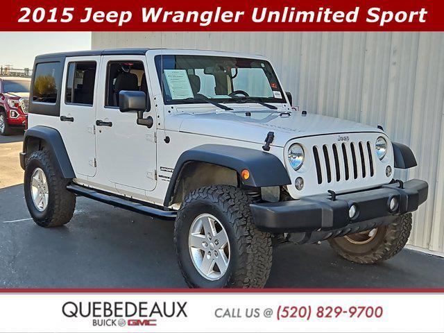 used 2015 Jeep Wrangler Unlimited car, priced at $17,288