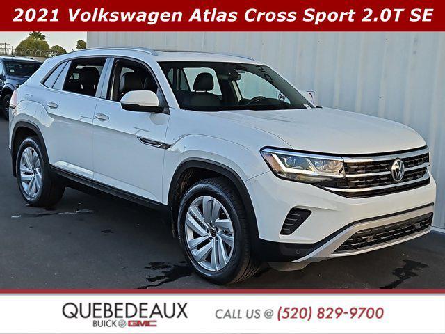 used 2021 Volkswagen Atlas Cross Sport car, priced at $22,488