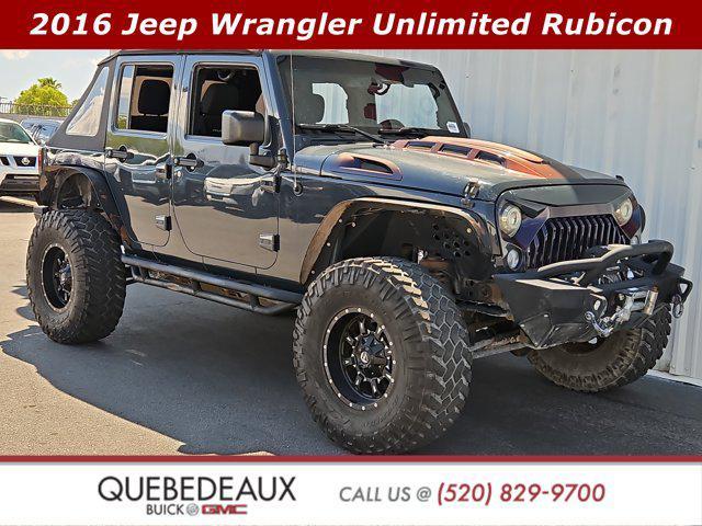 used 2016 Jeep Wrangler Unlimited car, priced at $18,944