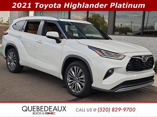 used 2021 Toyota Highlander car, priced at $34,992