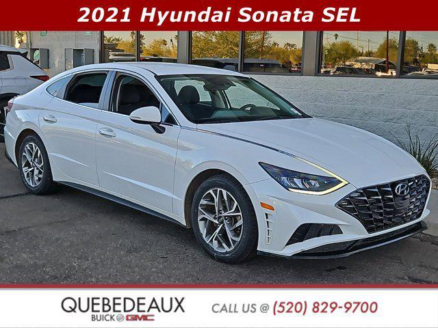 used 2021 Hyundai Sonata car, priced at $15,211