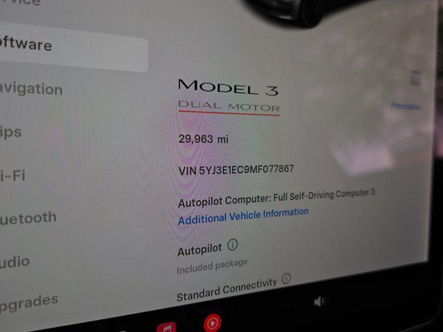 used 2021 Tesla Model 3 car, priced at $31,586
