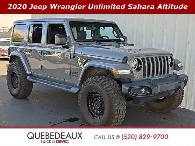 used 2020 Jeep Wrangler Unlimited car, priced at $31,688