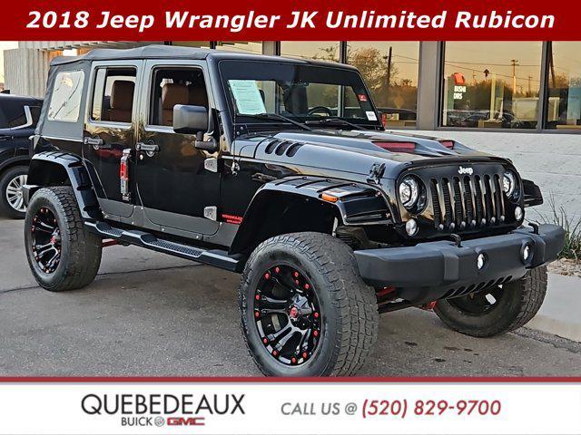 used 2018 Jeep Wrangler JK Unlimited car, priced at $26,988