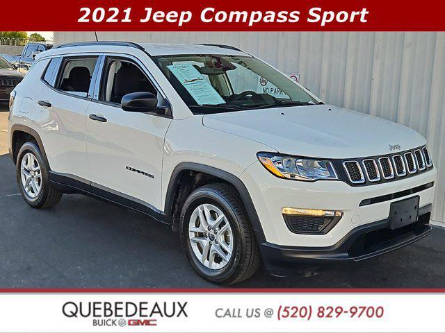 used 2021 Jeep Compass car, priced at $18,011