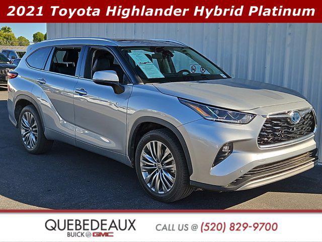 used 2021 Toyota Highlander Hybrid car, priced at $29,611