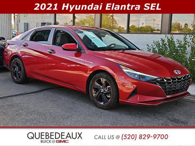 used 2021 Hyundai Elantra car, priced at $17,679