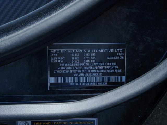 new 2025 McLaren 750S car, priced at $445,090