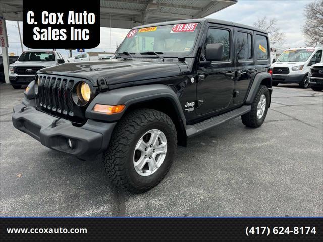 used 2020 Jeep Wrangler Unlimited car, priced at $19,995