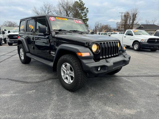 used 2020 Jeep Wrangler Unlimited car, priced at $19,995