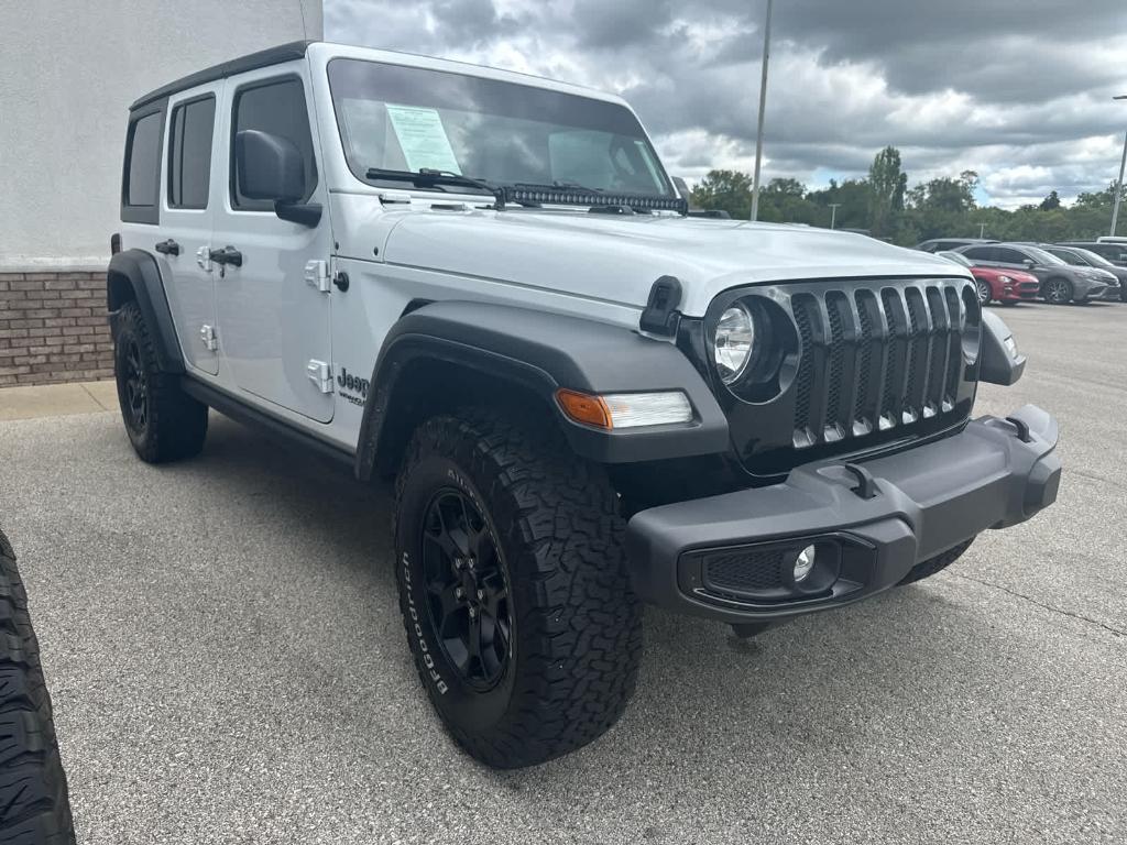 used 2021 Jeep Wrangler Unlimited car, priced at $30,255