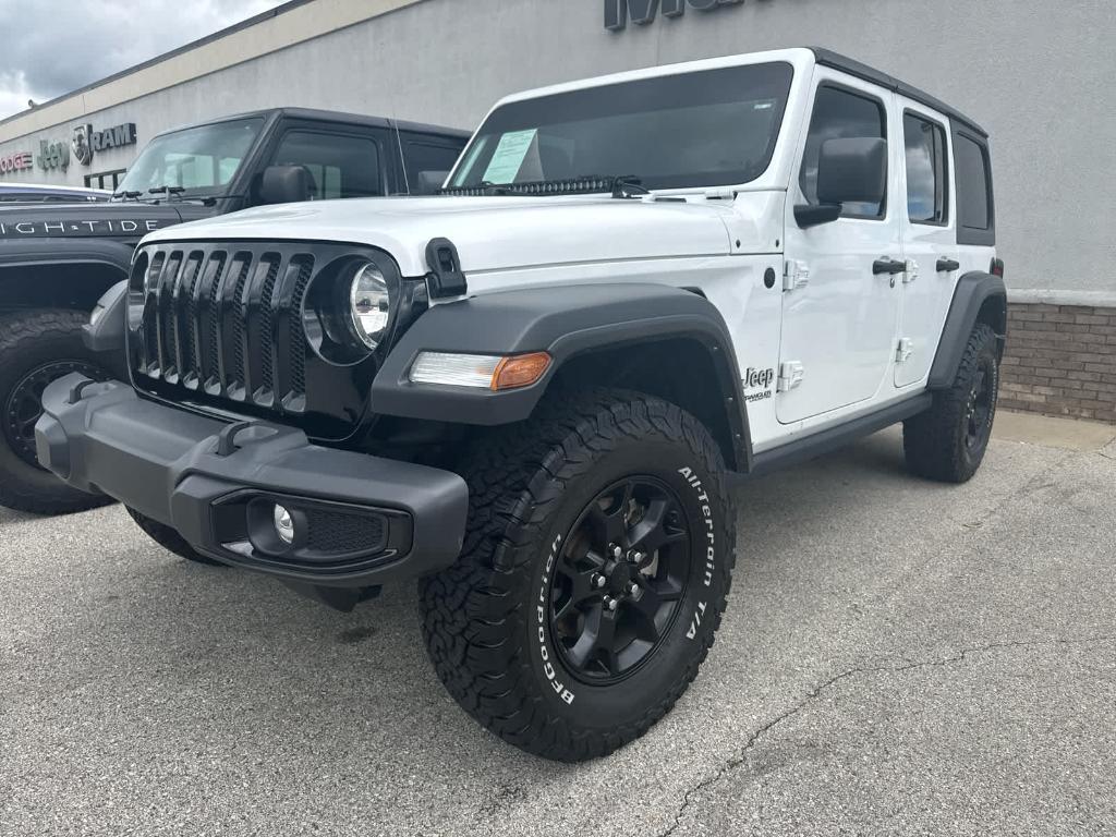 used 2021 Jeep Wrangler Unlimited car, priced at $30,255