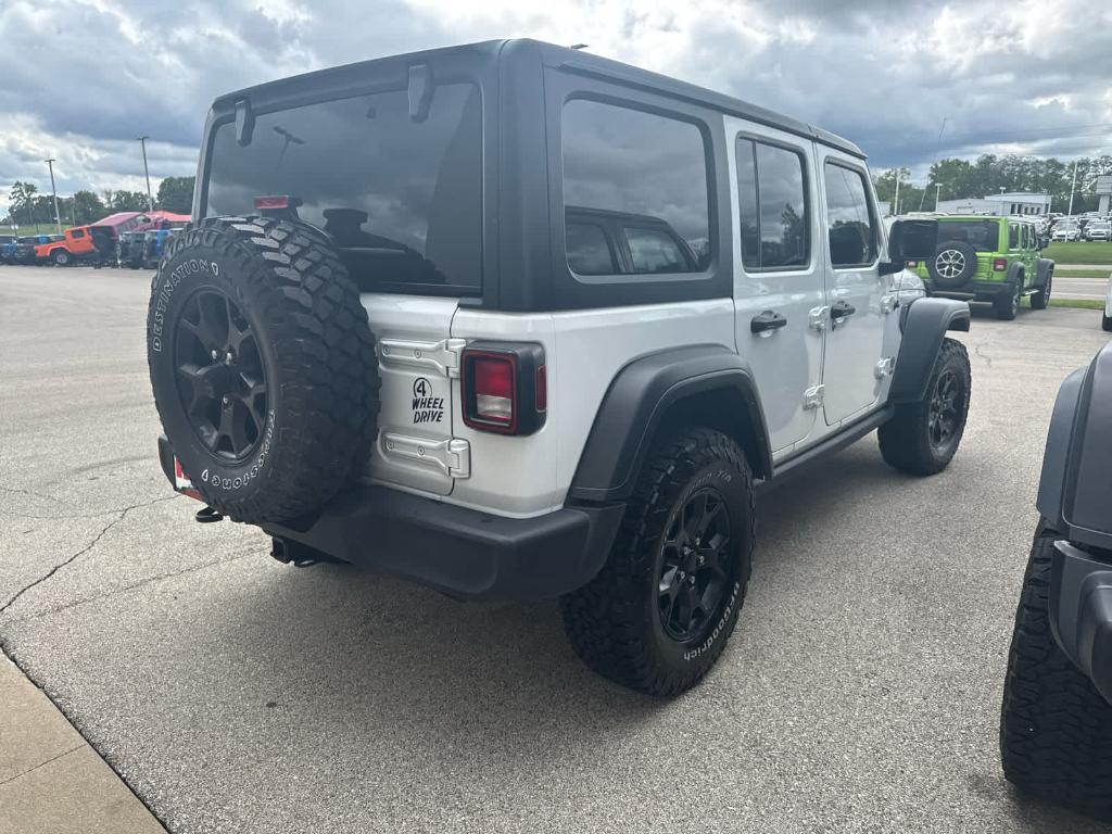 used 2021 Jeep Wrangler Unlimited car, priced at $30,255