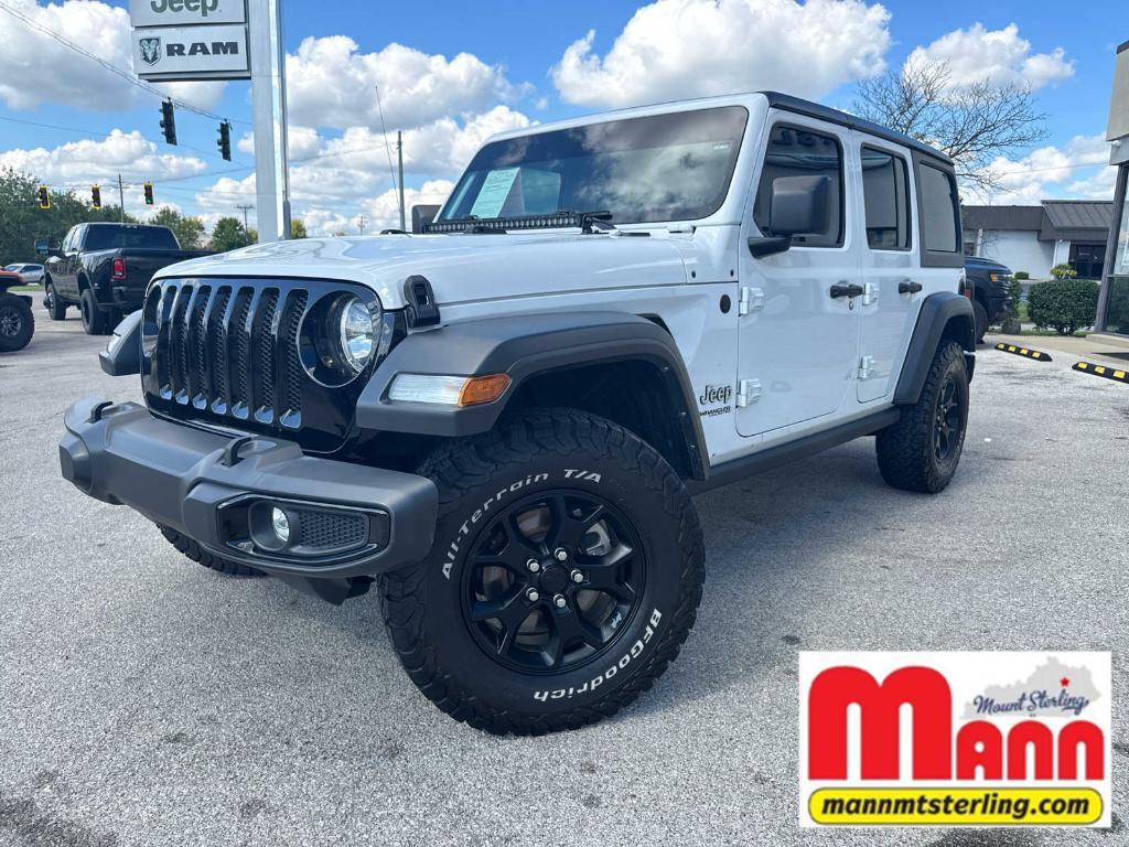 used 2021 Jeep Wrangler Unlimited car, priced at $30,255
