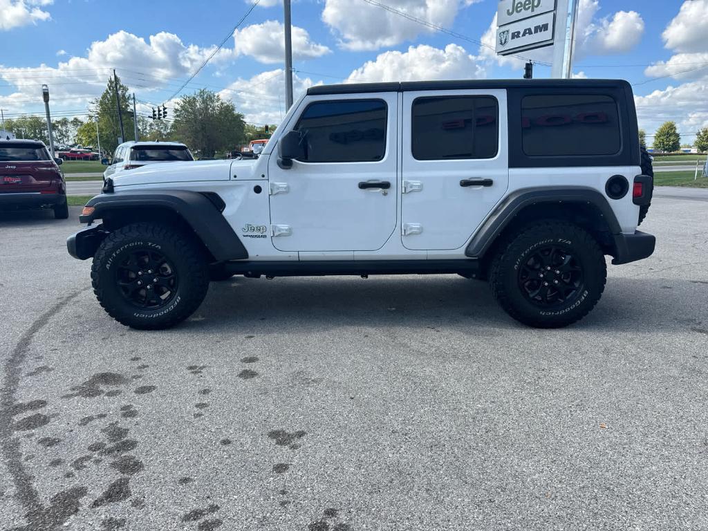 used 2021 Jeep Wrangler Unlimited car, priced at $30,255