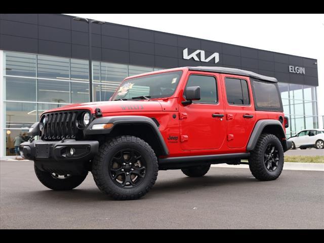 used 2022 Jeep Wrangler Unlimited car, priced at $30,923