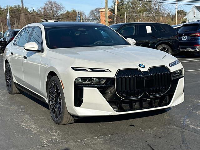 new 2025 BMW 740 car, priced at $106,625