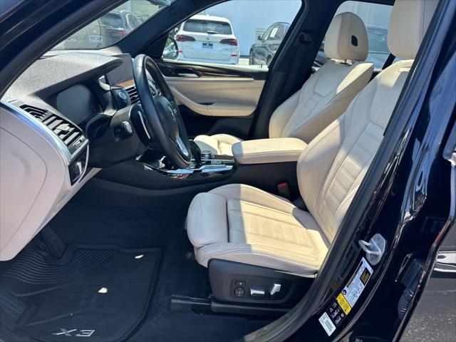 used 2021 BMW X3 car, priced at $29,400