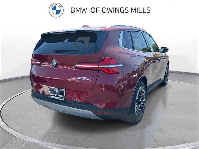 new 2025 BMW X3 car, priced at $57,305