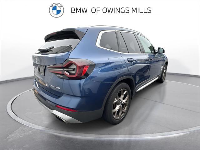 used 2022 BMW X3 car, priced at $37,900