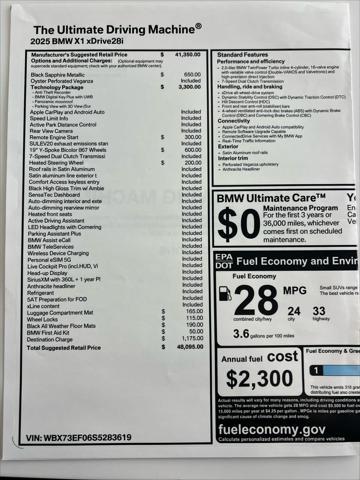 used 2025 BMW X1 car, priced at $44,000