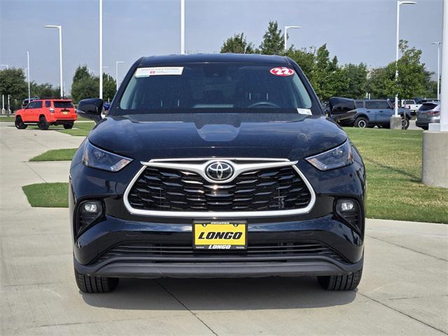 used 2022 Toyota Highlander car, priced at $29,491