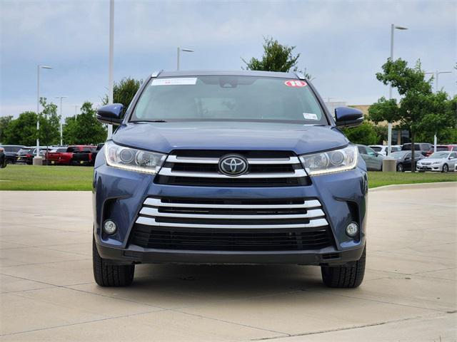 used 2018 Toyota Highlander car, priced at $27,999