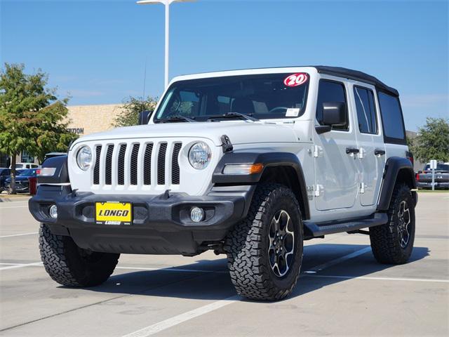 used 2020 Jeep Wrangler Unlimited car, priced at $26,492