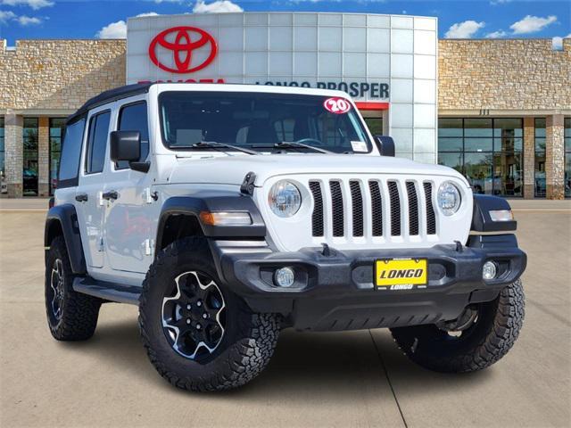 used 2020 Jeep Wrangler Unlimited car, priced at $26,492
