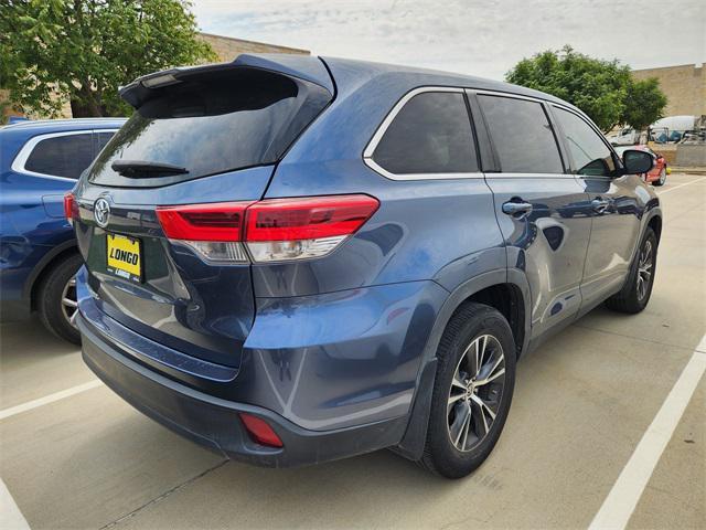 used 2019 Toyota Highlander car, priced at $19,999