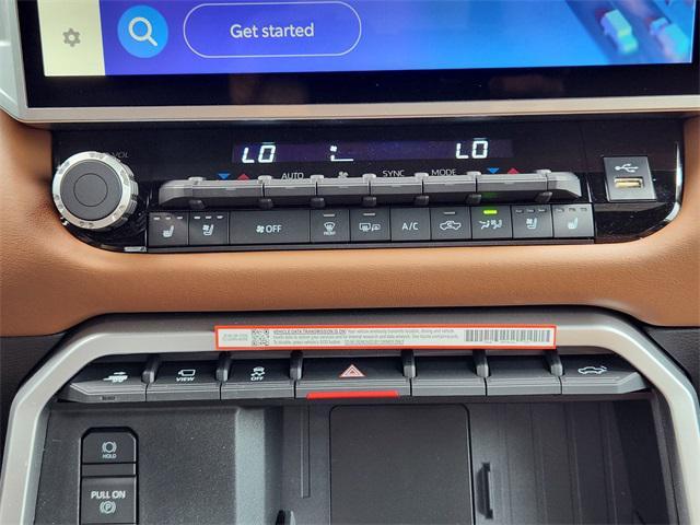 new 2025 Toyota Tundra Hybrid car, priced at $78,076