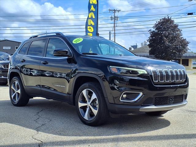 used 2021 Jeep Cherokee car, priced at $23,498