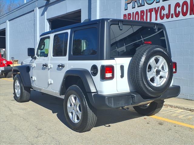 used 2022 Jeep Wrangler Unlimited car, priced at $28,998