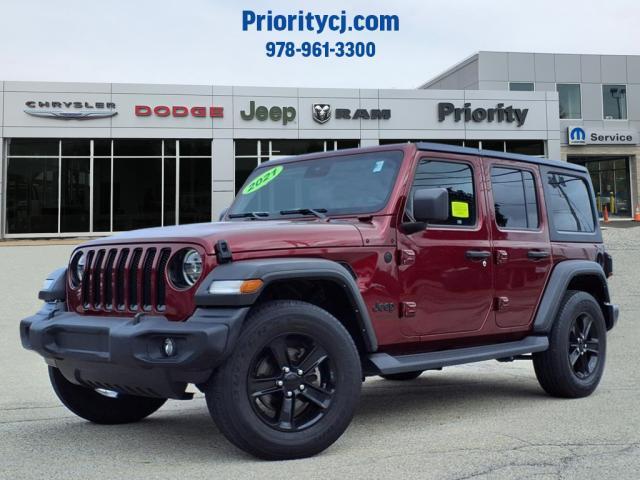 used 2021 Jeep Wrangler Unlimited car, priced at $28,998
