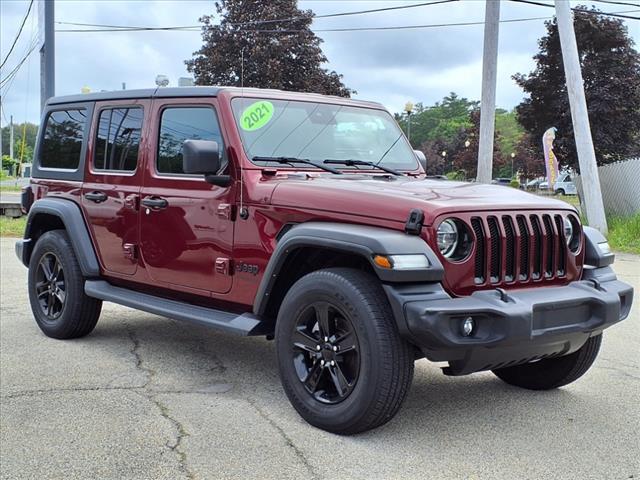 used 2021 Jeep Wrangler Unlimited car, priced at $28,998
