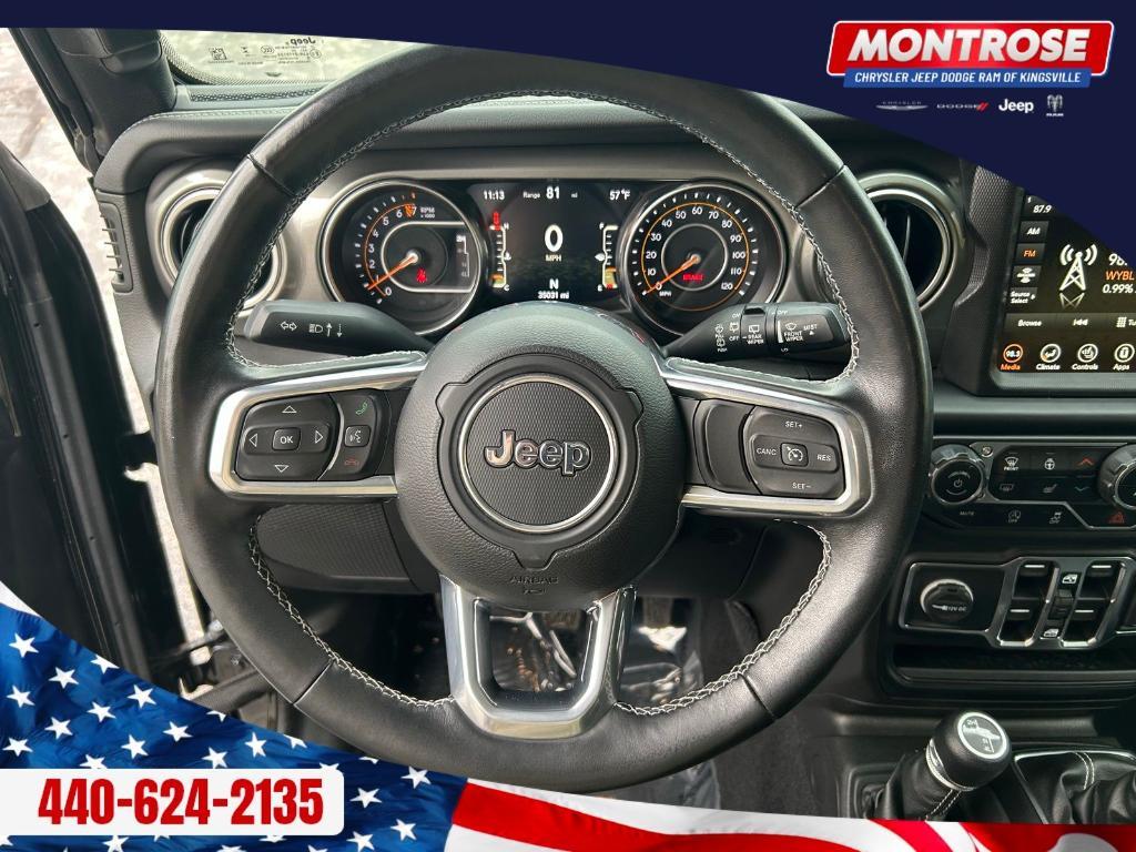 used 2021 Jeep Wrangler Unlimited car, priced at $32,199