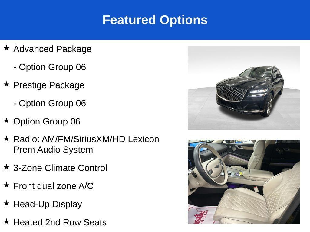 used 2023 Genesis GV80 car, priced at $39,799