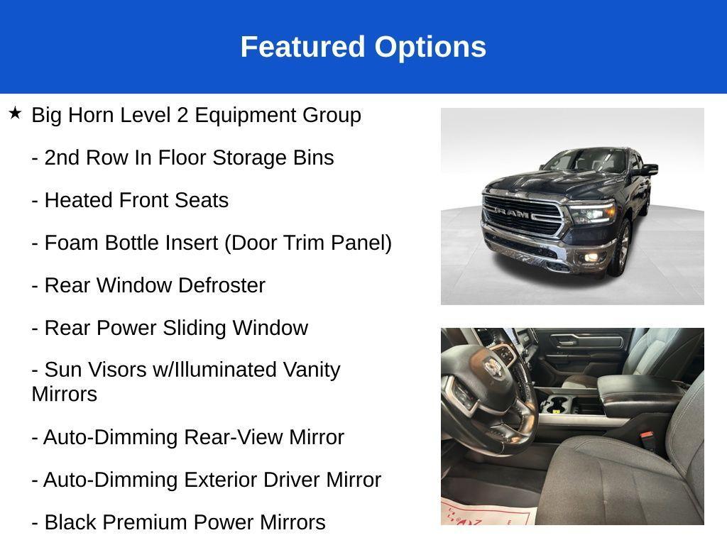 used 2021 Ram 1500 car, priced at $27,400