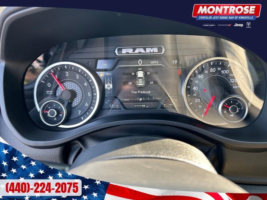 new 2025 Ram 1500 car, priced at $48,330