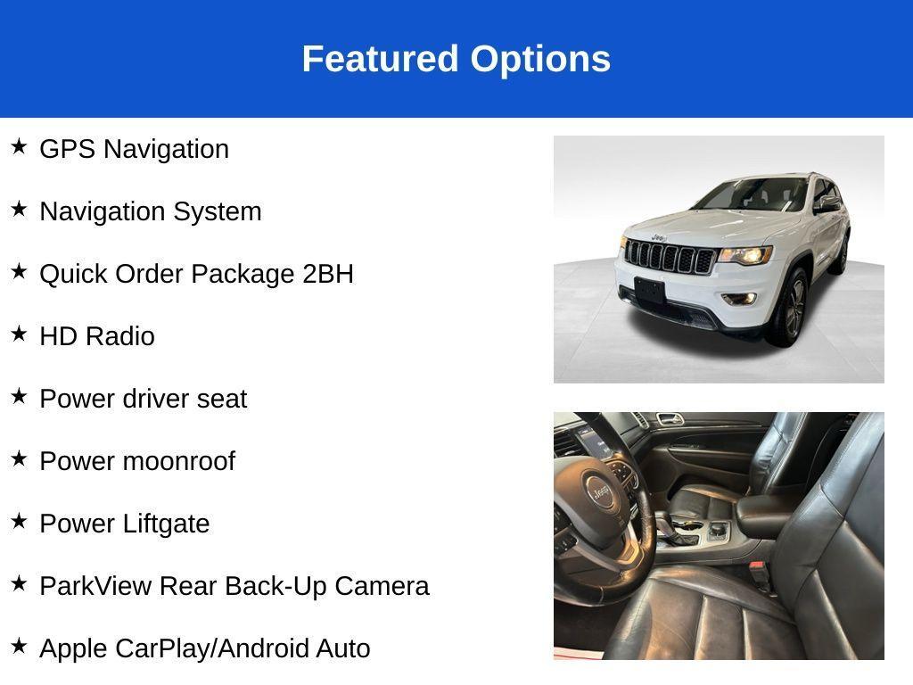 used 2021 Jeep Grand Cherokee car, priced at $18,999