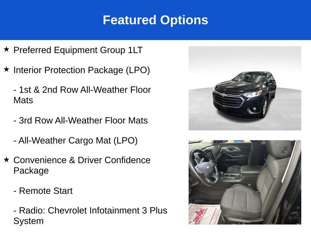 used 2020 Chevrolet Traverse car, priced at $17,999