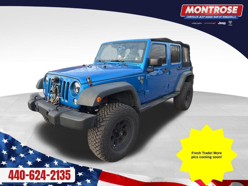 used 2016 Jeep Wrangler Unlimited car, priced at $15,499